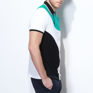 T-shirt polo à col montant, léger, à taille élastique, avec contraste personnalisé, nouveau design, service OEM, toile - Product Image 5