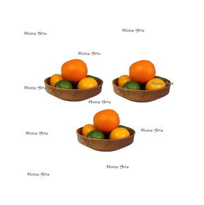 Ensemble de 3 bols à chocolat en bois, forme ronde, taille personnalisée, pour la vente en gros aux fournisseurs - Product Image 2