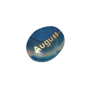 Compra de piedra grabada de ónix azul agosto | Piedra grabada de ónix azul agosto a la venta Colgante de Piedra grabada curativa - Product Image 1