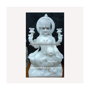 หินอ่อนสีขาวรูปปั้น Maa Laxmi - Product Image 1