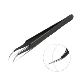 <b>Eyelash</b> Extension Fiber Tip <b>Eyelash</b> Tweezers Manufacturer Stainless Steel Lash <b>Applicator</b> Lash Extension Tweezer Set - Product Image 6