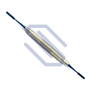 Samroz SM-55500-01 Implant Silver <b>Titanium</b>-Coated Periotomes Placement Dental Instruments Serrated Stainless Steel Manual Set CE - Product Image 3