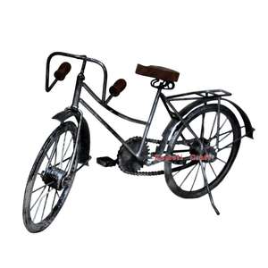 Bicicleta en miniatura de arte del hierro Vintage, modelo de bicicleta de Metal hecho a mano para decoración del hogar, exhibición de mesa, regalo coleccionable - Product Image 4