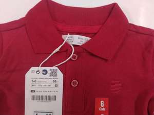 Ropa de la más alta calidad Etiquetas de marca sobrantes Niños Manga larga Casual Algodón Botón Tapeta Ropa de secado rápido Polo teñido - Product Image 4