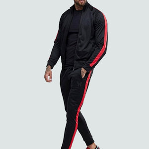 Custom Logo Blank Pullover Mens Sweat suit with <b>Hoodie</b> Cotton <b>Plain</b> Slim Fit Jogging Track Suits Men Sports ActiveWear Wholesale - Product Image 5