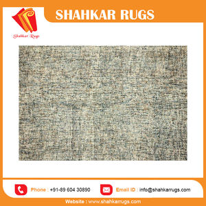 Tapis en laine tufté à la main moderne indien hauteur de pile de peluche de sable d'océan pour la vente de prix d'usine de salle à manger - Product Image 5