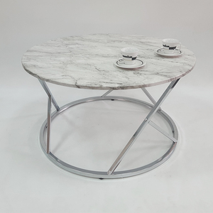 โต๊ะข้างมีฐานรูปตัว X สำหรับสำนักงาน-สีดำด้าน - Product Image 5