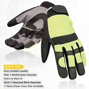 Guantes de trabajo de cuero de alta calidad, cómodos y duraderos, superventas, protección de manos con dedos completos, guantes personalizados de alta resistencia