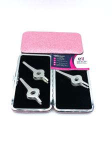 Haute Qualité Meilleure Arrivée Cercle Moyen Conception Pleine Argent Sourcils Pince À Épiler En Acier Inoxydable Avec Votre Propre Logo Beauté Instrument - Product Image 5