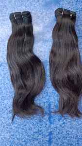 ผมต่ออินเดียแท้ เวอร์จิ้น เรมี่ แบบธรรมชาติ ลอนคลื่น น้ำหนัก 100 กรัม แบบเย็บสองชั้นทั้งเส้น ทุกสี สำหรับจัดแต่งทรงผม - Product Image 5