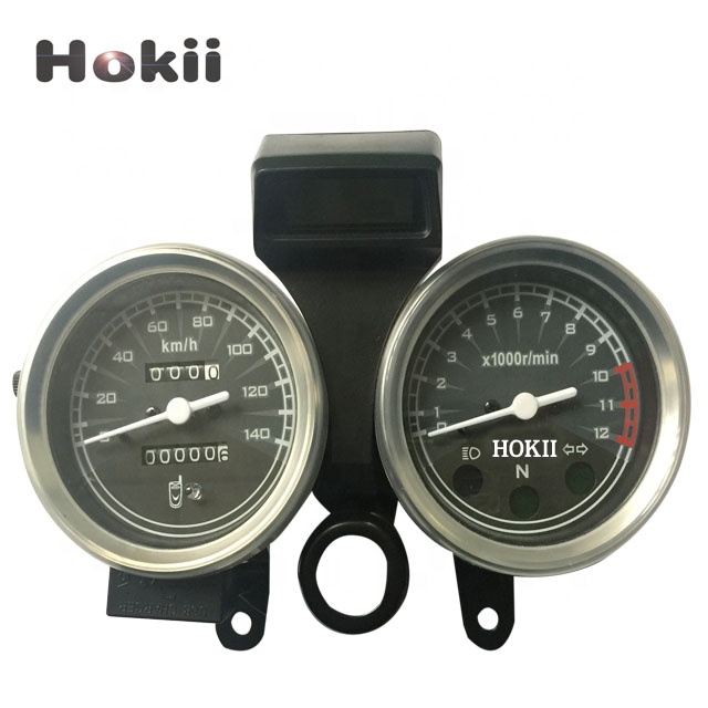 GN 125CC механический мотоцикл спидометр с часами и изменением цвета шестерни дисплей