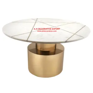 Tavolino laterale in metallo con radice di cedro fuso in alluminio mobili per soggiorno tavolino dal design unico con finitura dorata e piano in vetro