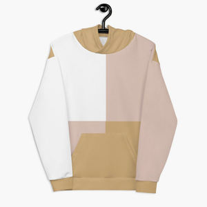 Sweat à capuche avec cordons pour garçons, chandail blanc de haute qualité avec manches irrégulières, couleur unie - Product Image 1