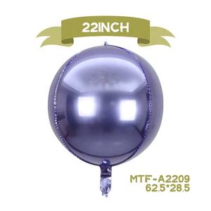 Globos de Helio de Papel de Aluminio 4D de 22 Pulgadas con Forma Redonda de <span class=keywords><strong>Feliz</strong></span> <span class=keywords><strong>Cumpleaños</strong></span>, Color Morado Pastel Perlado, para Decoración, MTF <span class=keywords><strong>2022</strong></span> Manufacturing - Product Image 2