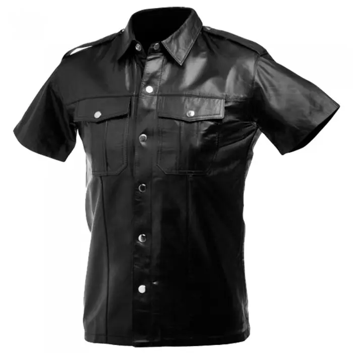 Camisa de algodão barata (VEST) para homens Steampunk GoTH verão quente