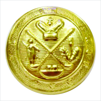 Fabricants de boutons en laiton en alliage d'or uni pour uniformes Veste de mode Tuniques Manteaux Bouton pression à tige métallique de haute qualité