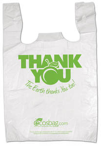 Vietnam biodégradable emballage alimentaire sacs en plastique t-shirt sacs logo sac écologique - Product Image 5