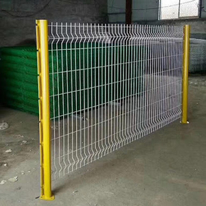 Sắt chống trộm ISO9001 mạ kẽm tam giác Hàn lưới ngoài trời 3D cong uốn dây vườn hàng rào 3D mô hình thân thiện với môi trường - Product Image 3