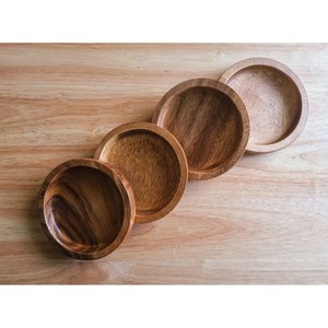 รถไฟเหาะไม้ธรรมชาติสินค้าใหม่ถาดรองแก้วทรงกลมดีไซน์ทำด้วยมือพร้อมขาตั้งไม้ - Product Image 4