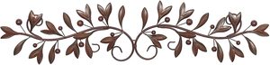 Leaves and Berries Metal Scrollwork Wall Decore - Product Image 3