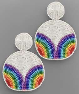 Fashion Jewelry Seed Bead <b>Earrings</b> Multi Color Embroidered <b>Handmade</b> <b>Earrings</b> From India for Women and Girls - Product Image 5