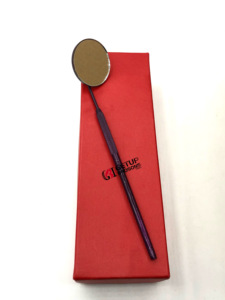 Haute Qualité Nouveau Style Prune Poudre Revêtement Extension De Cils Cercle Conception Miroir Avec Votre Propre Logo Personnalisé Instruments De Beauté - Product Image 5