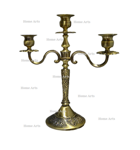 Candélabre en aluminium design, porte-bougie de bonne qualité, taille personnalisée, décoration de mariage et de fête, candélabre - Product Image 4