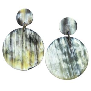 High Quality Cute Style Horn Fashion Dangle <b>Earrings</b> Hoop Pendant Dangle Jewelry for Weddings Parties Health Care Crafting - Product Image 1