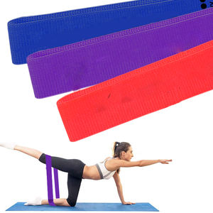 Bandes de résistance en tissu de coton avec Logo personnalisé imprimé, 3 bandes bottin pour la hanche, ensemble de Fitness, 2020 - Product Image 2
