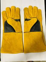 Gants en cuir de vachette XL certifiés EN420, anti-chaleur, antidérapants, anti-coupure, FARSANA EXPORTS, équipement de protection pour le soudage et le travail