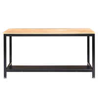 Bureau contemporain réglable en hauteur en bois et métal pour usage domestique ou commercial