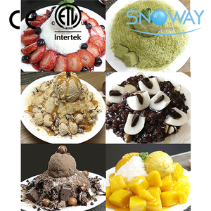 เครื่องทำน้ำแข็งเกล็ดหิมะเครื่องทำน้ำแข็ง Bingsu เกาหลี,SNOWAY Mini-S2(JSB-257WS2),เครื่องเผา