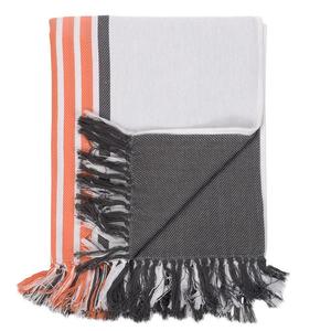 Best selling exclusive 100% Organic cotton GOTS Certified Embroidered Jacquard Blanket With <b>Tassels</b> Eco Friendly blankets <b>throws</b> - Product Image 1