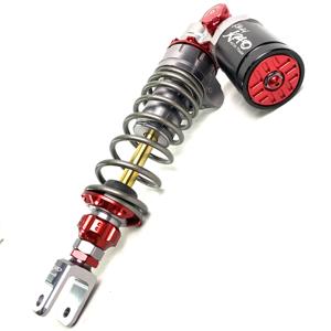 Amortisseur hydraulique à azote réglable pour moto de course, personnalisable KAO, CNC ODM, rouge + noir, Taiwan - Product Image 3