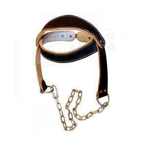 สายรัดศีรษะหนังแบบปรับได้สำหรับยกน้ำหนักที่มีคุณสมบัติเป็นโซ่ - Product Image 1
