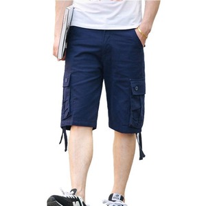 Mùa Hè Nam Nhiều Túi Khóa Kéo Quần <span class=keywords><strong>Short</strong></span> Hàng Hóa Nam 3/4 Dài Quân Đội Kaki Xanh Nam Làm Việc Ngắn - Product Image 1