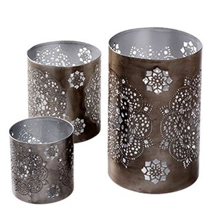 Flower Metal T-Light Votive - Product Image 2