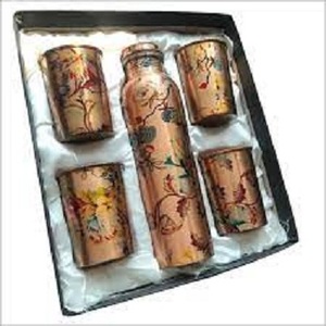High Quality Premium Print Copper <b>Bottle</b> Set Plastic Drinkware for Boiling <b>Water</b> - Product Image 2