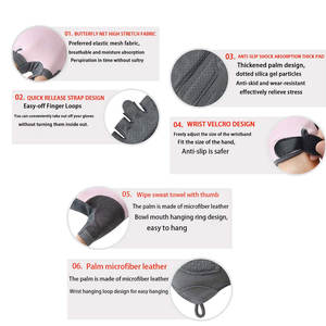 Breathable Workout Weightlifting <b>Body</b> Building Training Fitness <b>Gym</b> Gloves Fitness Weightlifting <b>Gym</b> Gloves - Product Image 3