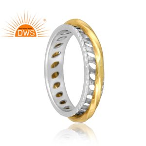 Anillo de banda giratoria de Plata de Ley 925 fina, joyería de plata para mujer, regalo para ella - Product Image 3