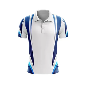 Groothandel Zijde Katoenen Borduurwerk Logo Poloshirts Hoge Kwaliteit Effen Golf Polo T-Shirts Custom Poloshirts