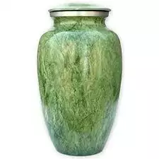 Urnas de cremación para adultos, urnas de metal de latón para cenizas de mascotas con acabado brillante - Product Image 6