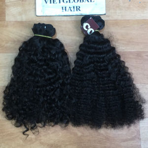 Cabello rizado birmano, cabello Remy, rizo francés, máquina de extensiones para tejer, cabello humano virgen de doble trama, gran oferta - Product Image 1