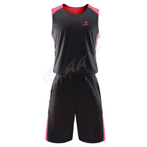 Ensemble d'uniformes de basket-ball réversibles grande taille pour hommes, imprimés respirants, séchage rapide pour adultes et jeunes - Product Image 1