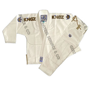 Uniforme de jiu jitsu brasileño bjj gi, hecho a medida, con diseño de patrón de alta calidad y bordado - Product Image 2