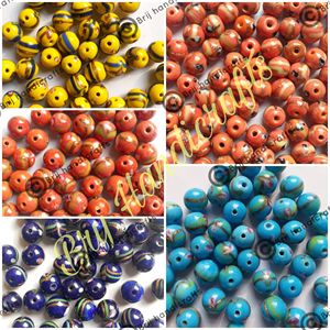 Handmade Elegant <b>Crystal</b> Lampwork Purple Glass Beads <b>for</b> Jewelry & <b>Decor</b> - Product Image 3