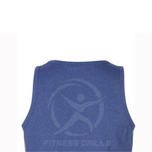 Camiseta sin mangas básica sin mangas para hombre personalizada, ropa deportiva de punto transpirable para Fitness, ropa informal para gimnasio con logotipo personalizado - Product Image 5