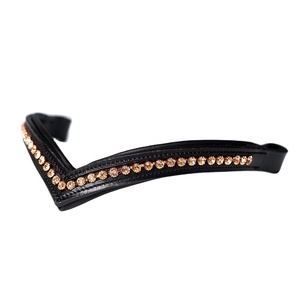 สายหนังแท้ม้าขี่ม้า,สายรัดคิ้วคริสตัลแบบนิ่มขายส่งจากอินเดียมีให้เลือกทุกขนาด - Product Image 1