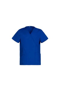 Uniforme décontracté d'infirmière, uniforme de couleur unie pour femmes, uniforme de clinique pour animaux de compagnie, vêtement de Protection avec poche à col en v pour médecins, vêtements de travail - Product Image 6