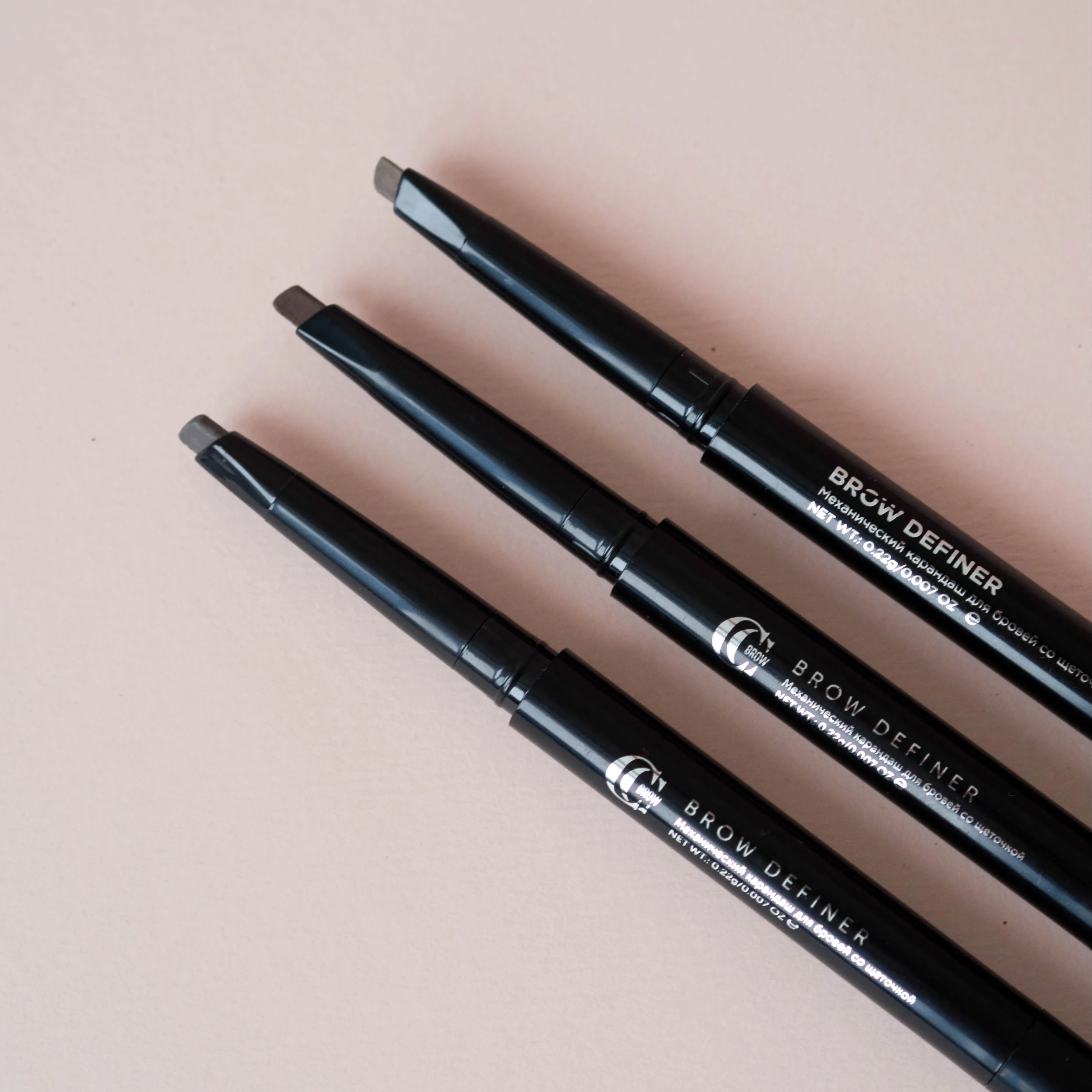 Cosmetic Eyebrow Pencil Brush Waterproof Long Lasting Blonde Makeup Private Label OEM Item 5 Colors Natural Tinting